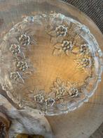 Walther glas vintage, taart/cake schaal / West Germany, Antiek en Kunst, Ophalen of Verzenden