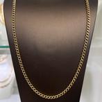 14k gouden cuban ketting massief schakel, Sieraden, Tassen en Uiterlijk, Ophalen of Verzenden, Zo goed als nieuw, Goud