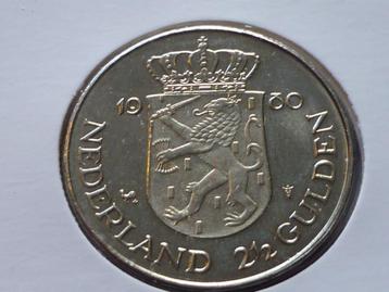 2½ Gulden munt dubbelportret Juliana , Beatrix 1980 beschikbaar voor biedingen