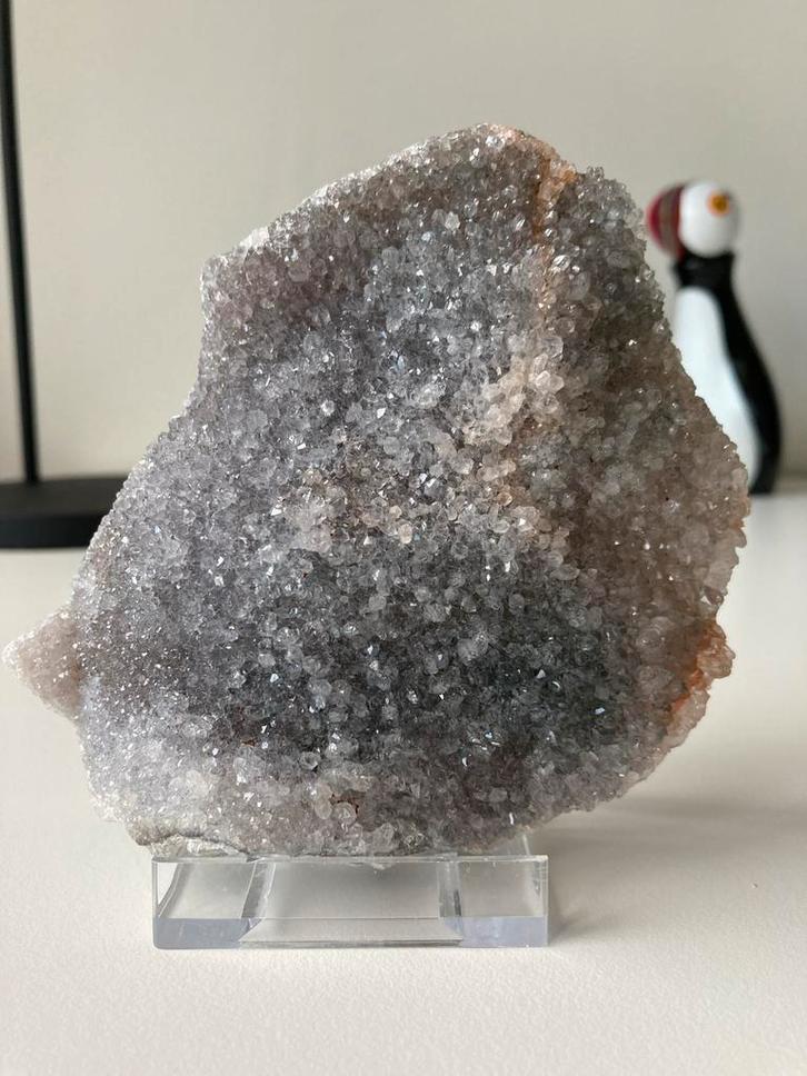 Zeoliet Cluster - Grijs Mineraal, Verzamelen, Mineralen en Fossielen, Mineraal, Ophalen of Verzenden