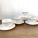 Riverdale Espresso Kop en Schotels - Set, Huis en Inrichting, Keuken | Servies, Ophalen of Verzenden, Zo goed als nieuw, Overige stijlen