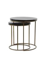 Set van 2 Light & Living Sobrina Bijzettafels, Huis en Inrichting, Tafels | Bijzettafels, Ophalen, Minder dan 45 cm, Minder dan 55 cm