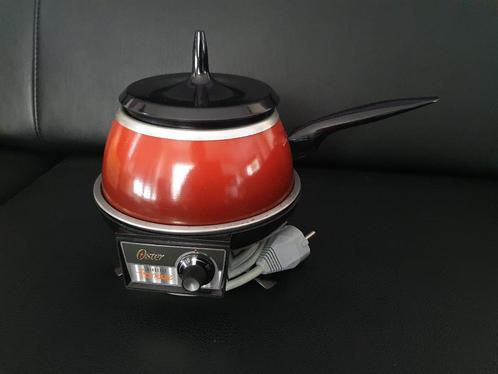 OSTER ELECTRIC FONDUE PAN, Witgoed en Apparatuur, Fonduesets, Zo goed als nieuw, Fonduepan, Elektrisch, Ophalen of Verzenden