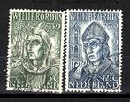 292 Nvph 323-324 Willibrordus 1939 gebruikt zie scan., Postzegels en Munten, Postzegels | Nederland, Ophalen of Verzenden, T/m 1940