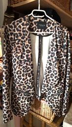 Panterprint leopard colbert blazer jasje S  FOTO’s voor meer, Zwart, Nieuw, Ophalen of Verzenden, Coolcat