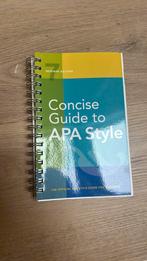 Concise guide to APA style 7th edition, Boeken, Ophalen of Verzenden, Beta, Zo goed als nieuw, WO
