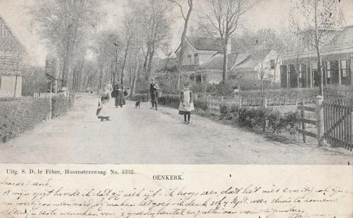Oenkerk. Gemeente Tietjerksteradeel., Verzamelen, Ansichtkaarten | Nederland, Gelopen, Friesland, Voor 1920, Verzenden