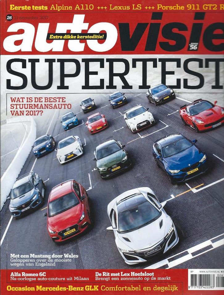Autovisie Supertest 2017, Boeken, Auto's | Folders en Tijdschriften, Gelezen, Algemeen, Ophalen of Verzenden