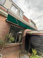 Zonnescherm elektrisch 292 breed, uitval 240, Ophalen, Zo goed als nieuw, Knikarmscherm, Elektrisch