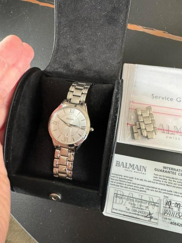 Balmain Classic Lady R Zilver 30mm Dameshorloge, Sieraden, Tassen en Uiterlijk, Horloges | Dames, Gebruikt, Polshorloge, Overige merken