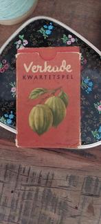 Oud VERKADE KOEKJES FABRIEKEN KWARTETSPEL, Ophalen of Verzenden, Gebruikt, Kwartet(ten)