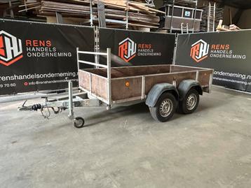 Westfalia aanhangwagen/ dubbelasser/ 297x140/ marge beschikbaar voor biedingen