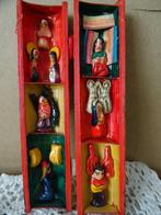 Vintage reisaltaar bamboe diorama Peru volkskunst 12cm, Ophalen of Verzenden, Zo goed als nieuw, Overige typen, Christendom | Katholiek