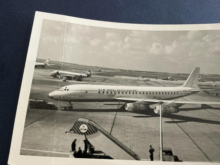KLM DC8 Schiphol 1962, Verzamelen, Luchtvaart en Vliegtuigspotten, Gebruikt, Verzenden
