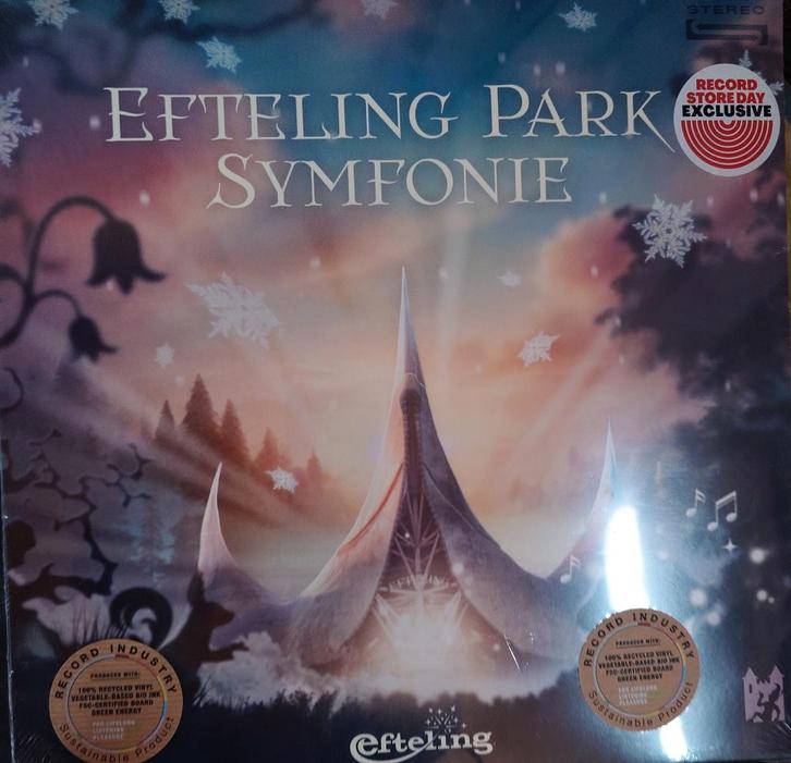 Efteling unieke LP Record day dubbele sticker, Verzamelen, Overige Verzamelen, Nieuw, Verzenden
