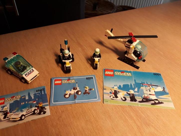 Lego City politie, nr 6625,6324,6664, Kinderen en Baby's, Speelgoed | Duplo en Lego, Gebruikt, Lego, Complete set, Ophalen of Verzenden