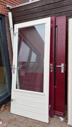 Rood, 210 bij 93, Doe-het-zelf en Verbouw, Kozijnen en Schuifpuien, 75 tot 150 cm, Deurkozijn, Ophalen of Verzenden, Zo goed als nieuw