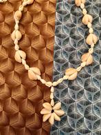 Ketting van KAURI schelpen ca. 1960-1980, Sieraden, Tassen en Uiterlijk, Kettingen, Verzenden, Wit, Zo goed als nieuw, Overige materialen