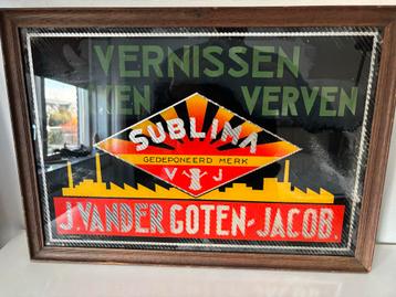 Sublima Vernissen Verven Reclamebord  Schildersbord beschikbaar voor biedingen