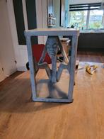 Heel bijzondere bijzettafel /plantentafeltje., Huis en Inrichting, Tafels | Bijzettafels, Minder dan 55 cm, Rond, Ophalen of Verzenden