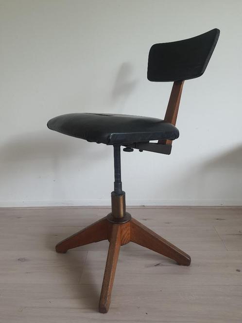 Vintage Albert Stoll bureaustoel, Huis en Inrichting, Stoelen, Gebruikt, Eén, Ophalen of Verzenden