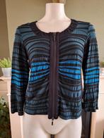 Monari schitterend gekleurd vest cardigan 36 S M 38, Kleding | Dames, Truien en Vesten, Maat 38/40 (M), Zwart, Zo goed als nieuw