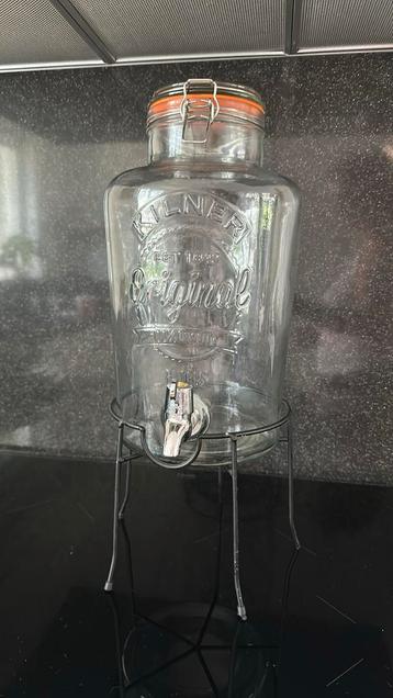 drankdispenser met tapkraan en onderstel van Kilner 8 liter beschikbaar voor biedingen