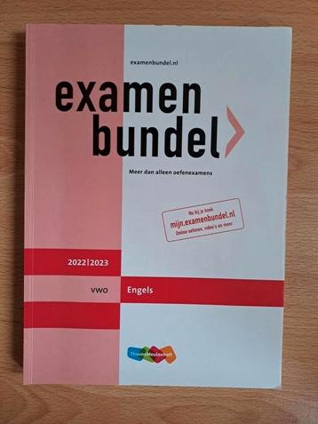 Examenbundel Engels VWO 2022/2023 beschikbaar voor biedingen