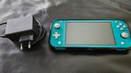 Nintendo Switch Lite met extra's!, Ophalen of Verzenden, Turquoise, Zo goed als nieuw, Met beschermhoes of tas