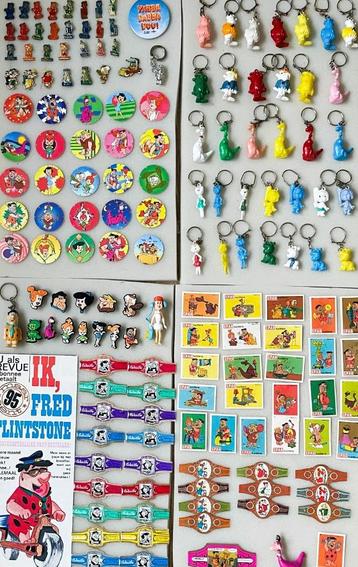 FLINTSTONES verzameling - 165 verschillende vintage items beschikbaar voor biedingen