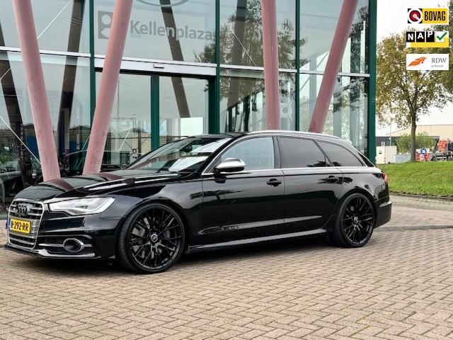 Audi A6 Avant 4.0 TFSI S6 quattro Pro Line Plus/pano dak/hea, Auto's, Audi, Bedrijf, Te koop, A6, 360° camera, 4x4, ABS, Achteruitrijcamera