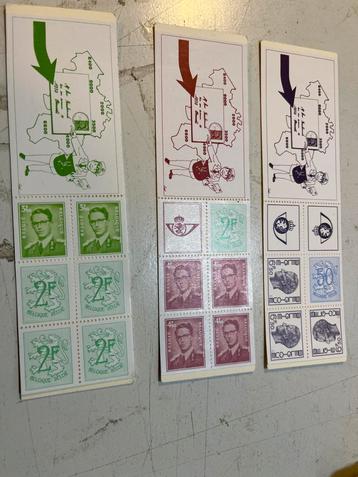 België 3 postzegelboekjes postfris beschikbaar voor biedingen