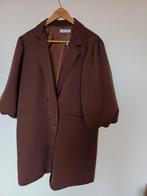 Ambika blazer met pofmouwen - Maat M/L, Maat 38/40 (M), Bruin, Ophalen of Verzenden, Zo goed als nieuw