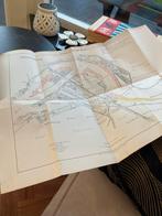 Oude kaart Rotterdam uit Staatsblad 1899, Antiek en Kunst, Ophalen of Verzenden