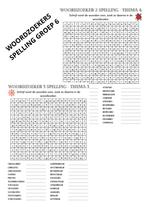PDF-BESTAND leuke spelling WOORDZOEKERS groep 6, Ophalen, Zo goed als nieuw, Taal en Lezen