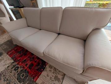 Ikea 3 zitsbank Ektorp 3-zits rechte bank bankstel beige - afbeelding 3