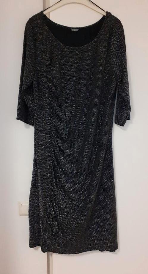 glitter jurk zwart  ,hemdjurk ,bolero ,rok ,jurk maat 36, Kleding | Dames, Grote Maten, Zo goed als nieuw, Jurk, Zwart, Ophalen of Verzenden