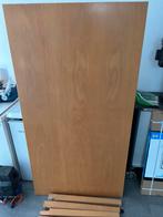 Gebruikte beuken stevige eettafel, Huis en Inrichting, Tafels | Eettafels, Ophalen, Gebruikt, Gratis, 50 tot 100 cm
