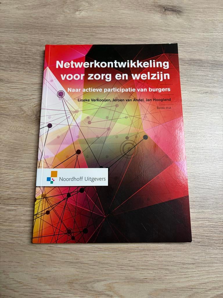 Netwerkontwikkeling voor zorg en welzijn, Ophalen of Verzenden, Beta, Zo goed als nieuw, HBO