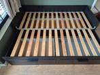 Ikea Brimnes uitschuifbed zwart 80 / 160 x 200, Huis en Inrichting, Slaapkamer | Bedden, Ophalen, Verstelbaar, Zwart, Tweepersoons
