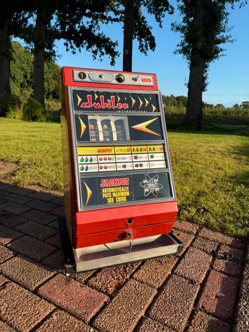 Oude jubilee continental eenarmige bandiet gokkast gokkastje, Verzamelen, Automaten | Gokkasten en Fruitautomaten, Gebruikt, Ophalen