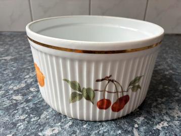 Souffleschaal Royal Worcester Evesham, Engels, fruitmotieven beschikbaar voor biedingen