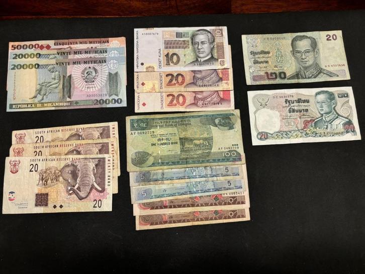 Verzameling bankbiljetten wereld, Postzegels en Munten, Munten en Bankbiljetten | Verzamelingen, Bankbiljetten, Buitenland, Ophalen of Verzenden