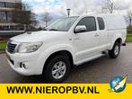 Toyota Hilux 2.5 D-4D 4X4 Airco Cruisecontrol Trekhaak 1.5Ca, Auto's, Euro 5, 1935 kg, Gebruikt, Wit