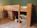 Massief grenen half hoogslaper kinderbed, Ophalen, Gebruikt, Halfhoogslaper