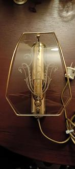 Goudkleurige wandlamp, ts belysning Deens, Ophalen of Verzenden, Zo goed als nieuw