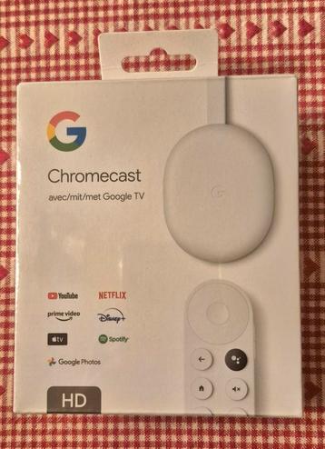 Chromecast HD Google TV - Nieuw in Verpakking! beschikbaar voor biedingen