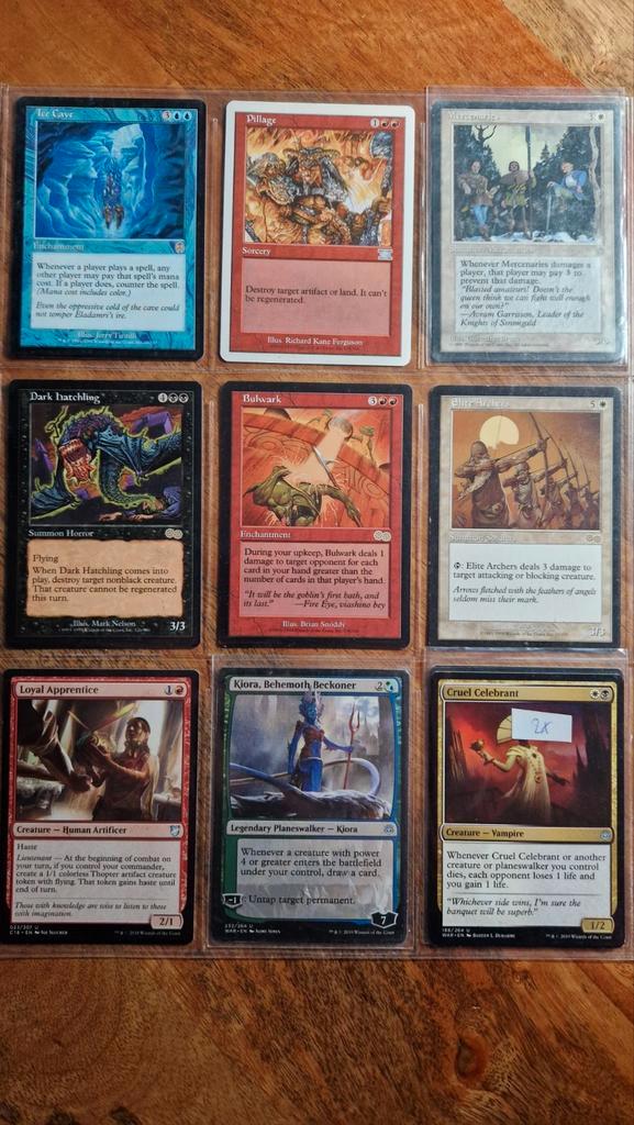 MTG Diverse Kaarten - Mix rares, uncommons en commons., Verzamelen, Speelgoed, Gebruikt, Ophalen of Verzenden