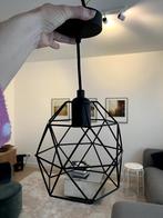 Hanglamp (pendule + kap metaal), Huis en Inrichting, Lampen | Hanglampen, Ophalen of Verzenden, Zo goed als nieuw, Metaal, Minder dan 50 cm