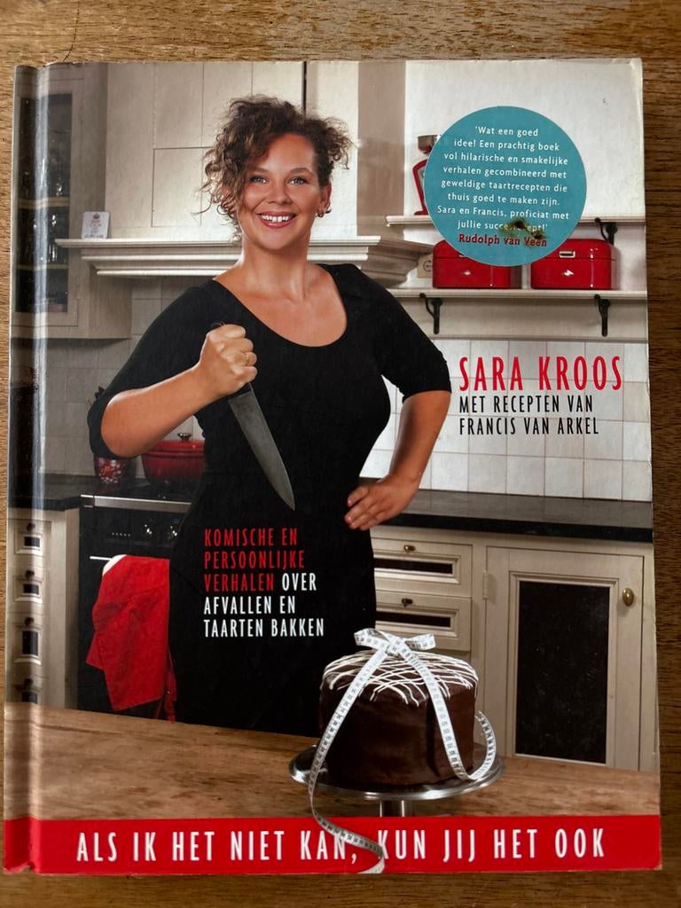 Sara Kroos kookboek - Komische verhalen en recepten, Boeken, Voorgerechten en Soepen, Ophalen of Verzenden, Zo goed als nieuw